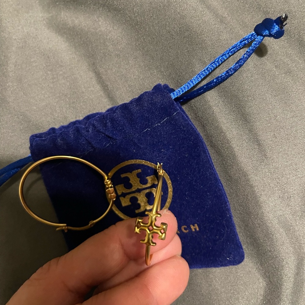 Tory Burch Gold Charm earrings